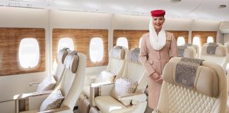 Az Emirates új luxusrepülője