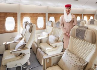 Káprázatos fotók az Emirates új luxusjáratáról Az Emirates új luxusrepülője