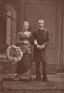 Rudolf és Sarolta eljegyzési képe 1880-ból