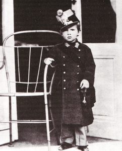 Rudolf főherceg a nevét viselő 19. gyalogezred ezredtulajdonosi egyenruhájában (1862)