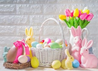 Ötletes és egyszerű húsvéti dekoráció tippek otthonra Húsvéti nyúl és tojások