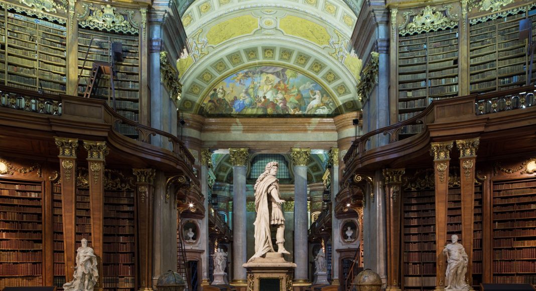 Osztrák Nemzeti Könyvtár Bécsben