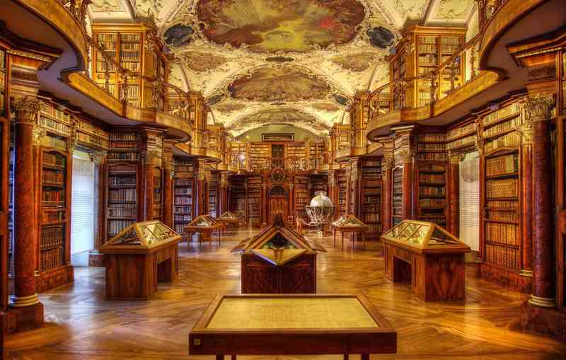 St gallen Sváj könyvtár