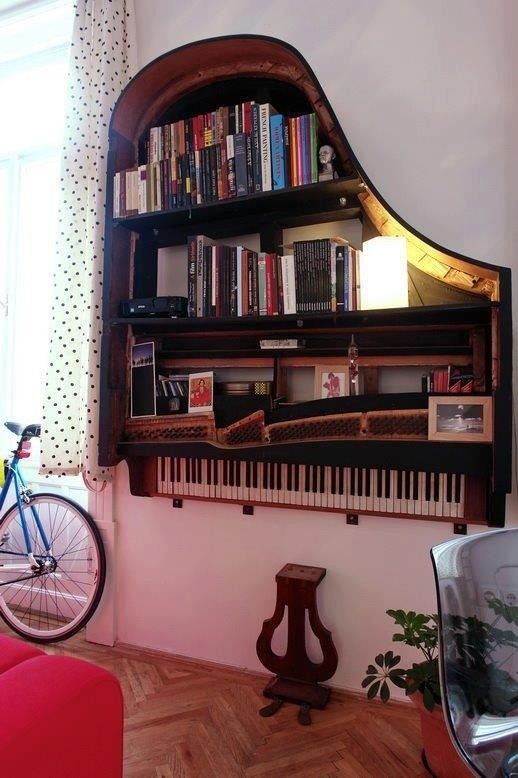 Zongora szekrény