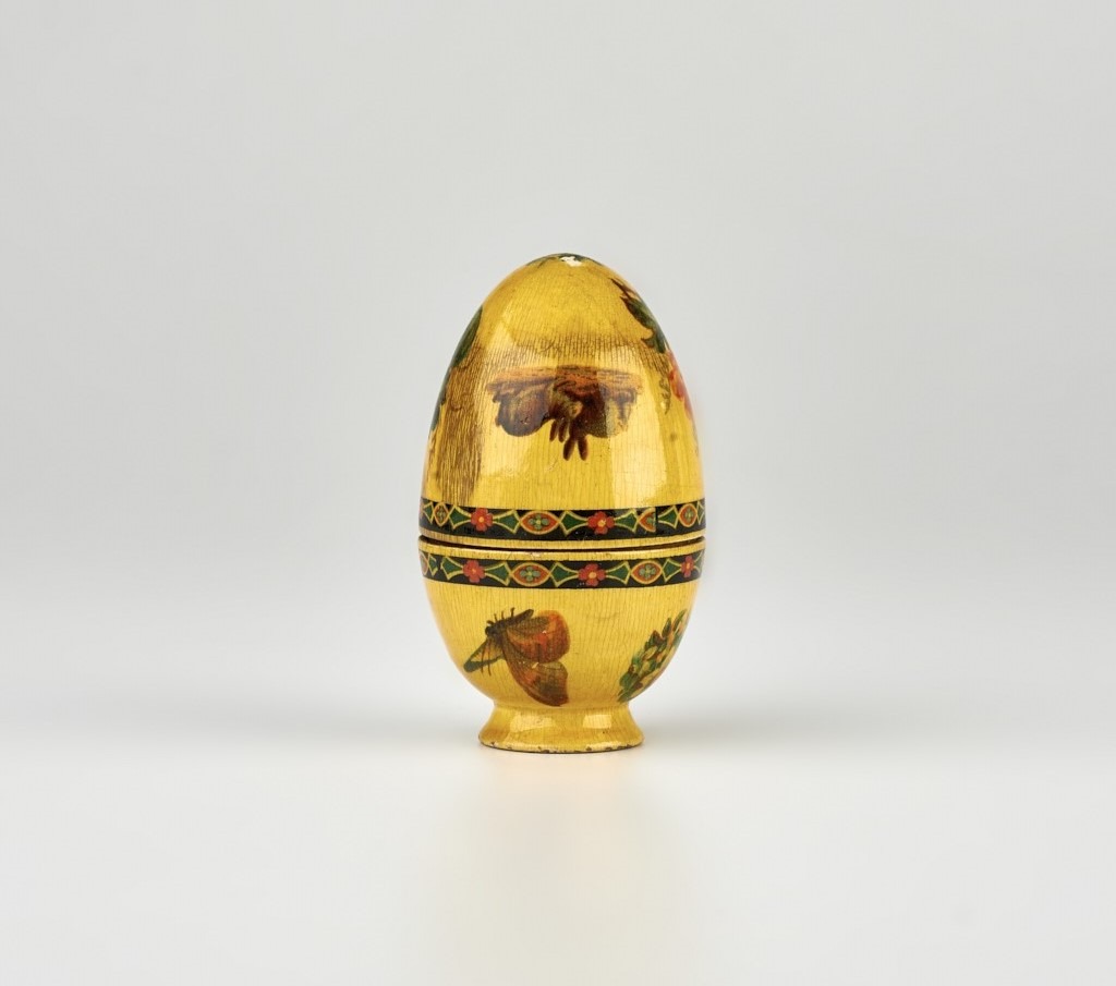 Fa húsvéti tojás, dobókockákkal - 1875-1910 - IM