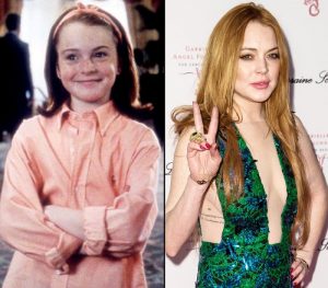Lindsay Lohan tehetséges kislányból problémás felnőtté cseperedett