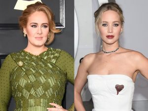 Adele és Jennifer Lawrence