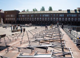 Már épül a Dóm téren a Szegedi Szabadtéri helyszíne