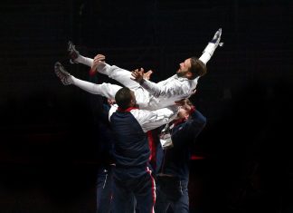 Ezüstérmet szerzett Siklósi Gergely párbajtőröző