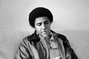 A fiatal Obama