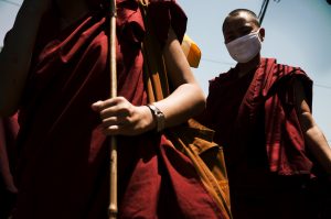 Tibeti szerzetesek