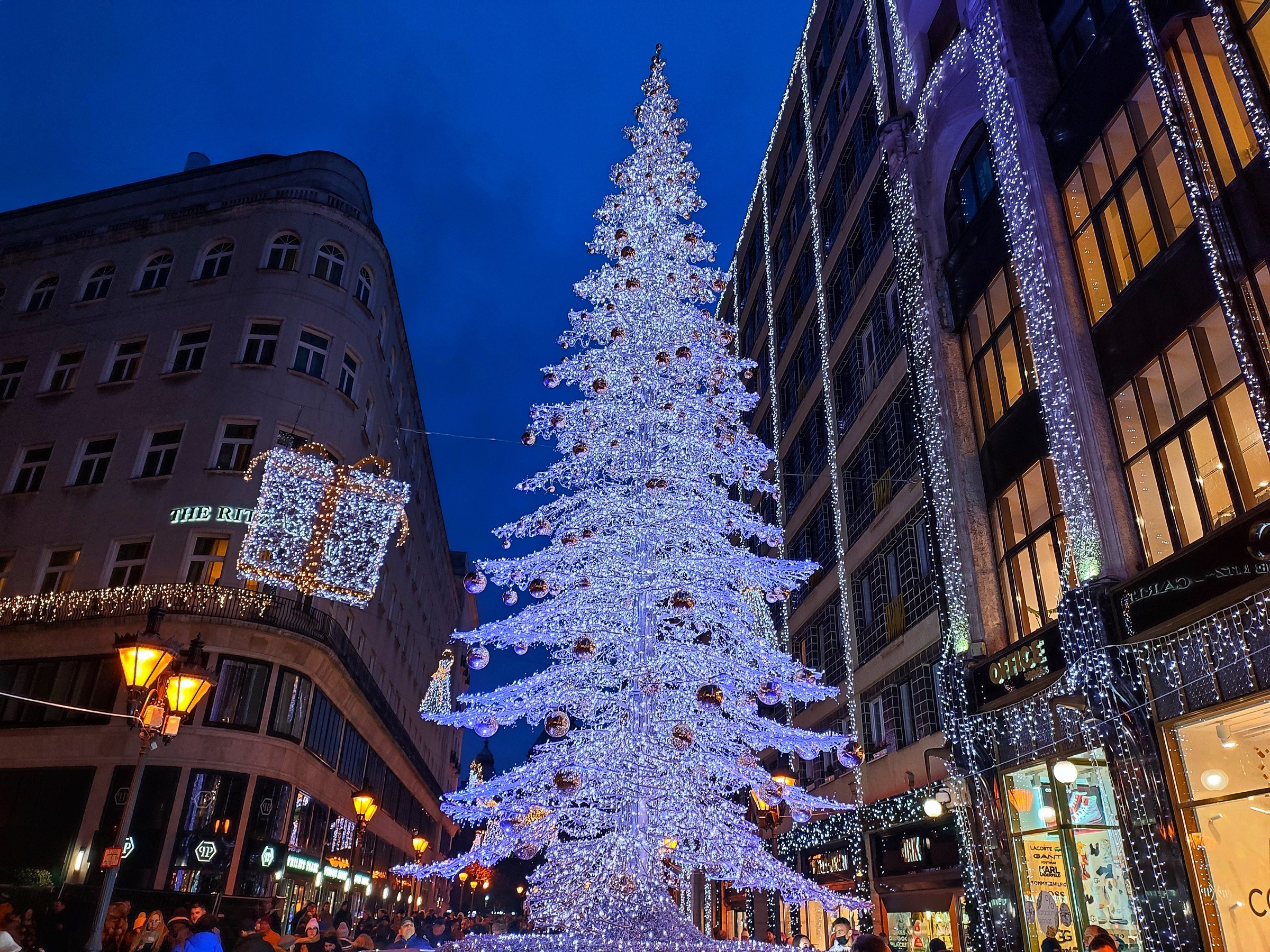 karácsonyfa Budapesten