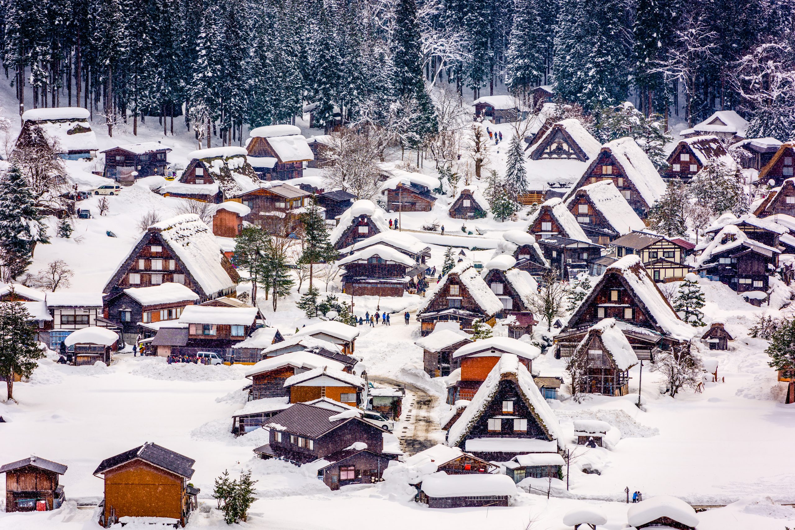 japán-falu-tél