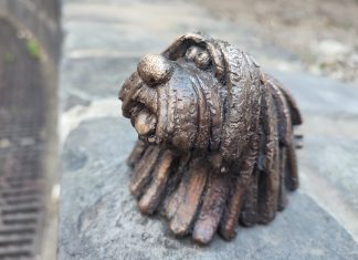 Kutyás szobrok Budapesten Kolodko kutyás szobor