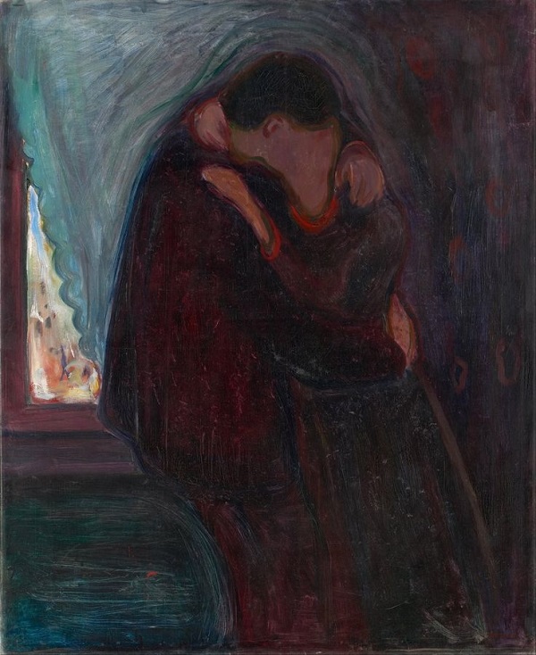 Edvard Munch: A csók (1895)