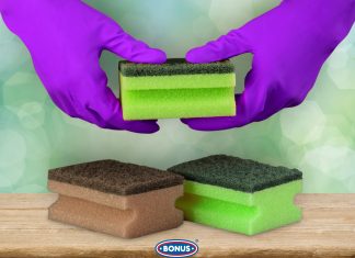 PET palackból mosogatószivacsot mosogatószivacs