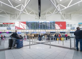 Repülőtéri értesítő reptér