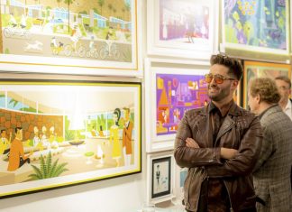 Világhírű művész képével lepték meg Király Viktort a Kolibri Art Stúdióban