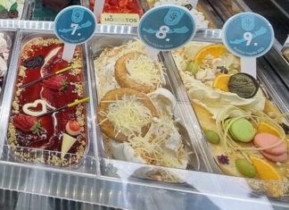 Sajtos-tejfölös lángos fagyi az év egyik kedvence sajtos-tejfölös lángos fagiy- Balaton fagyija 2023